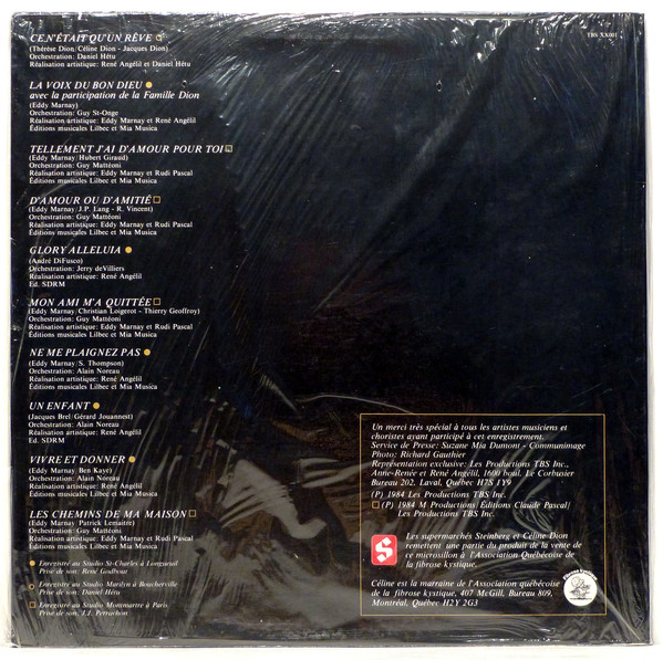 Celine Dion  Les plus Grands Succes : Back